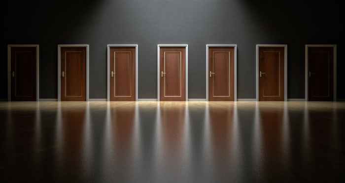 choices decision doors doorway